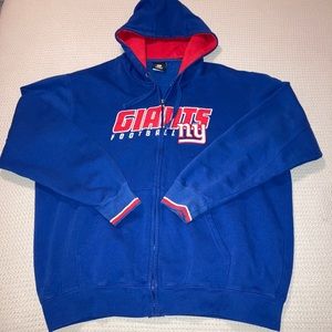NFL Team Apparel Giants Zippered hoodie